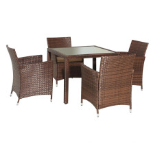 Rattan moderno de los muebles del jardín de la casa de 5PCS Tarrington